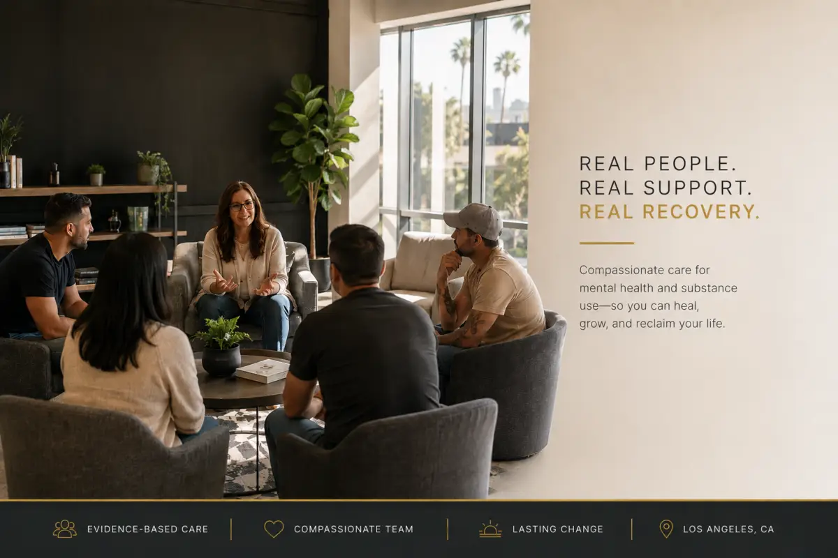 GROUP PROCESSES, TALK THERAPY, COMMUNITY MENTAL HEALTH TREATMENT, REAL PEOPLE, REAL HEALING